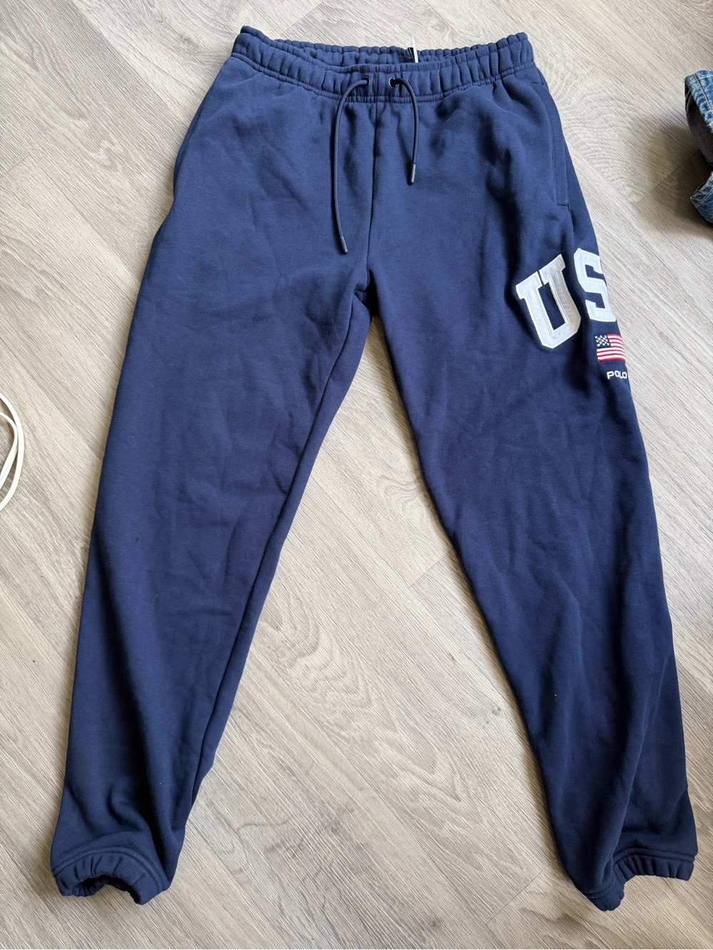 Polo by Ralph Lauren Navy USA Logo Sweat Joggers